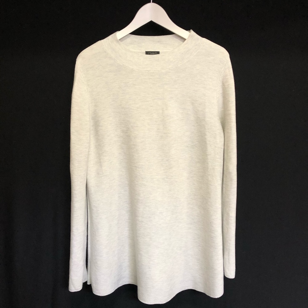 Ann Taylor Factory Mock Neck Tunic Sweater